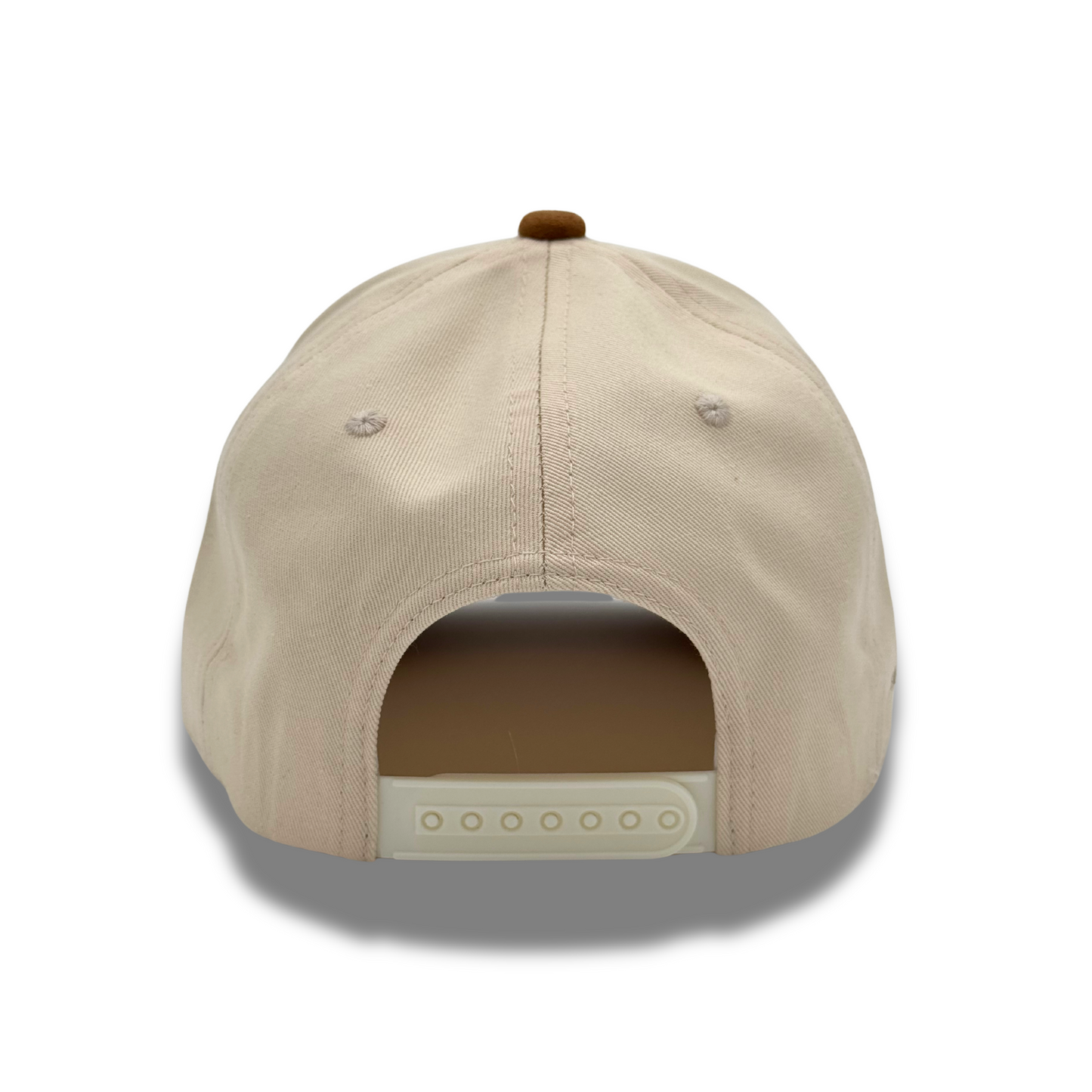 Tan & Brown Suede Brim Golf Hat